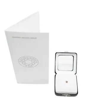 0.53ct Natural Fancy Intense Orange Cushion Diamond Anl-s12-8