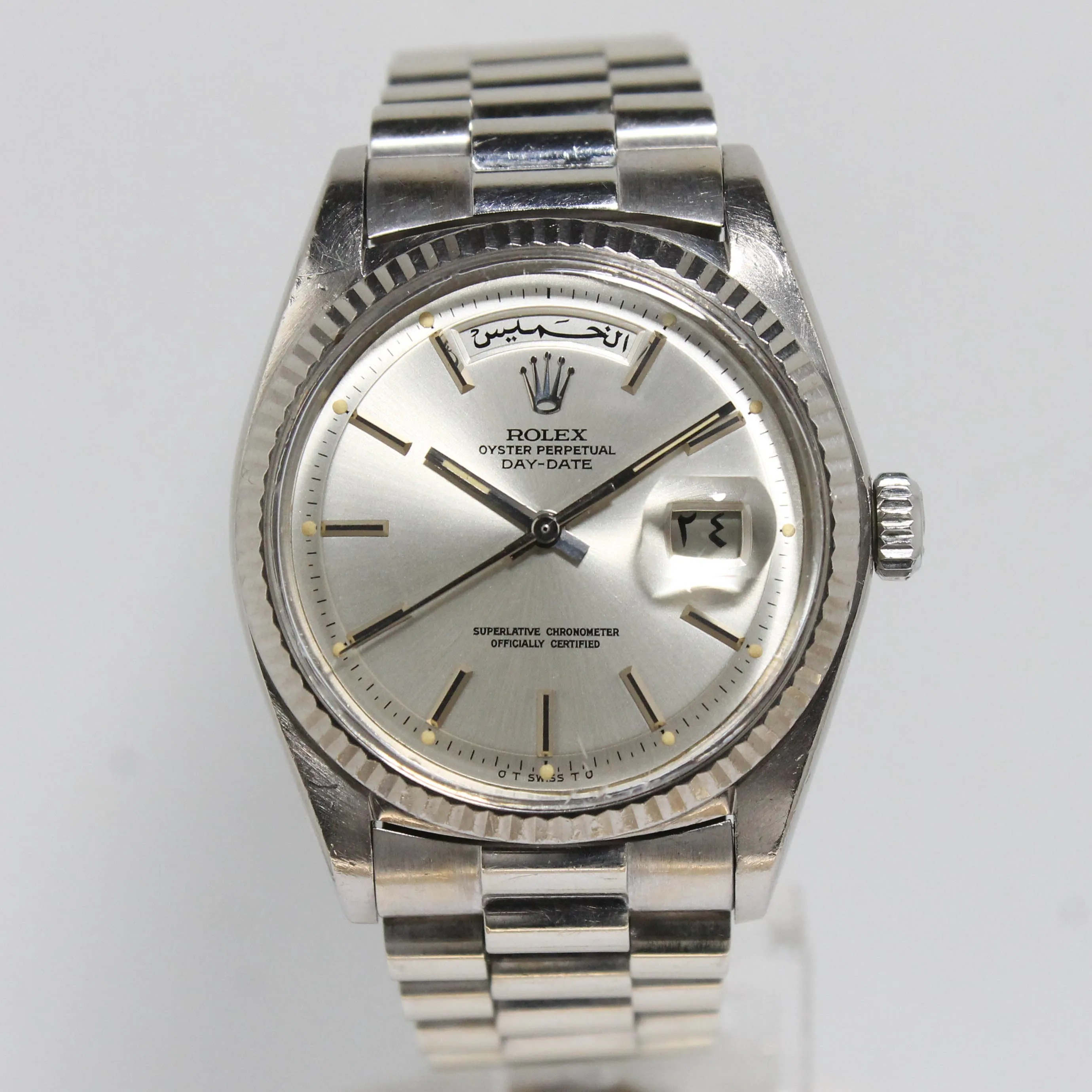 1973 Rolex Day Date Sigma Dial Unpolished Arabic Calendar Ref. 1803