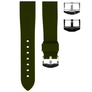 20MM LUG WIDTH STRAP - OLIVE RUBBER