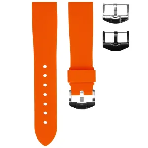 20MM LUG WIDTH STRAP - TANGERINE RUBBER