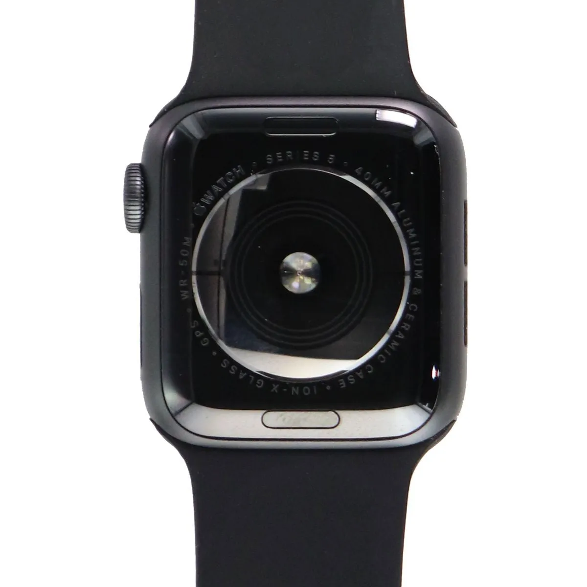 Apple Watch Series 5 (40mm) A2092 GPS Only - Space Gray / Black Sport Band