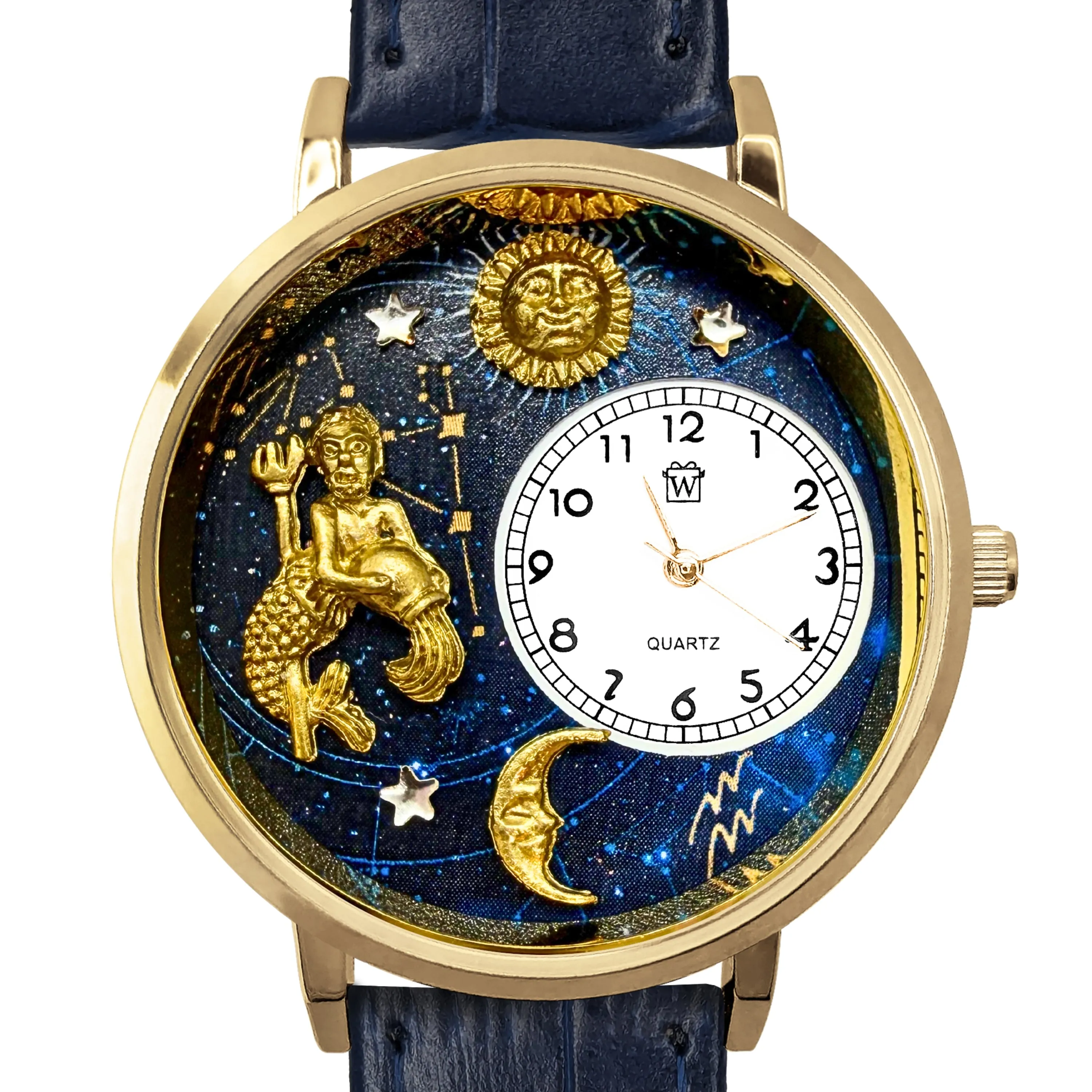 Aquarius Zodiac 3D Watch Large Style