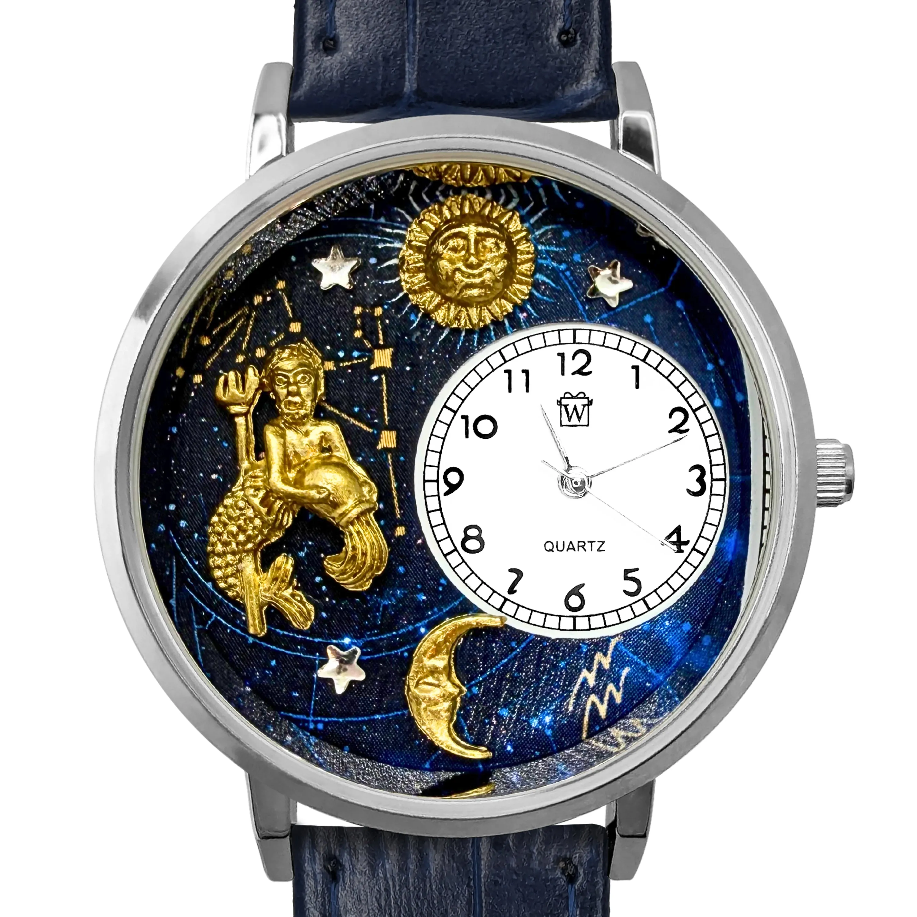 Aquarius Zodiac 3D Watch Large Style