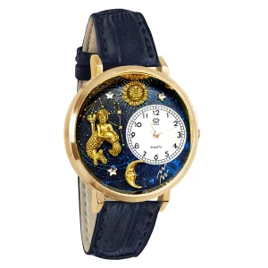 Aquarius Zodiac 3D Watch Large Style