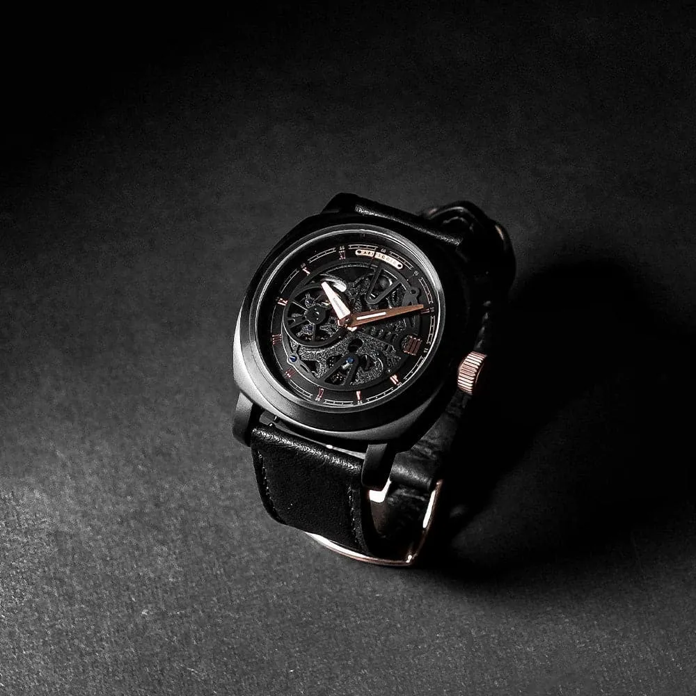 ARIES GOLD VANGUARD G 9025 BKRG-BKRG MEN'S WATCH