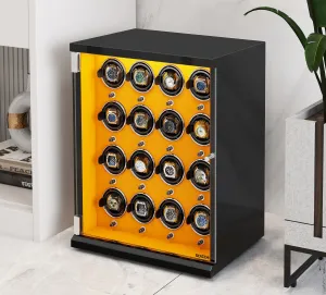 Automatic Mechanical Watch Winder Box for 16 Watch Vertical