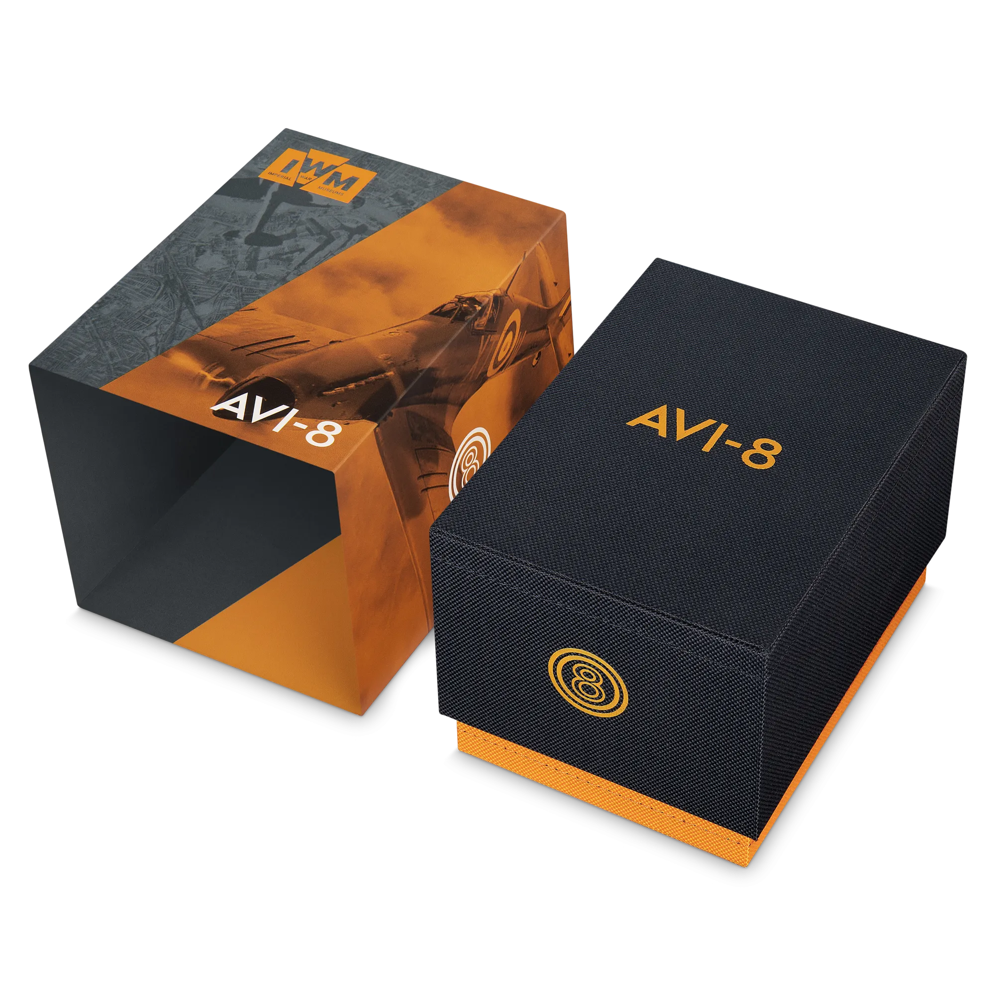 AVI-8 Hawker Hurricane Carey Dual Time Kensington Imperial War Museums Edition Men's Watch AV-4088-07