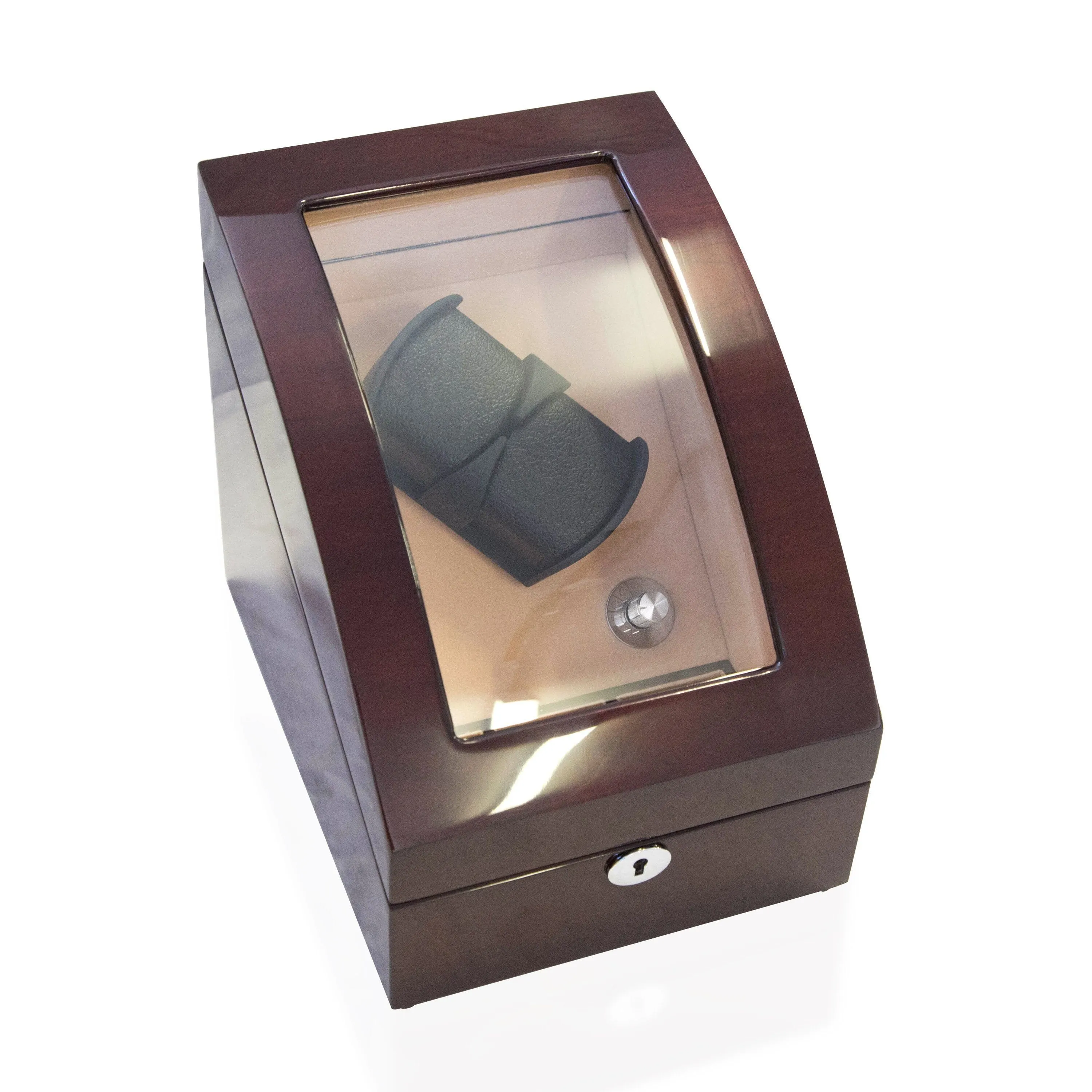 Avoca Watch Winder Box for 2   3 watches in Mahogany
