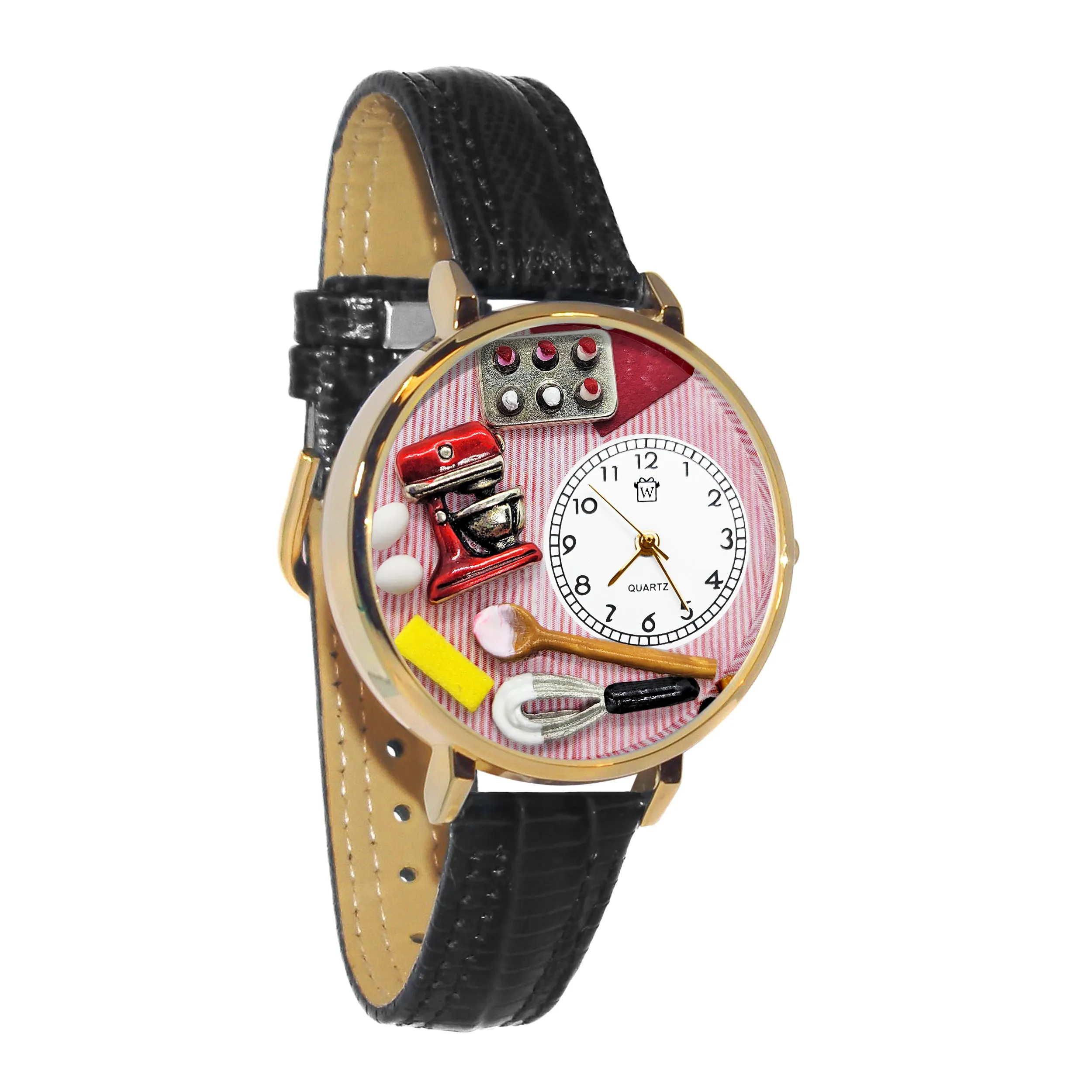 Baking Mixer Cupcake 3D Watch Large Style