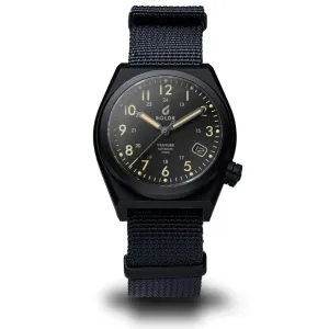 Boldr Venture Automatic Field Watch - Black Dawn