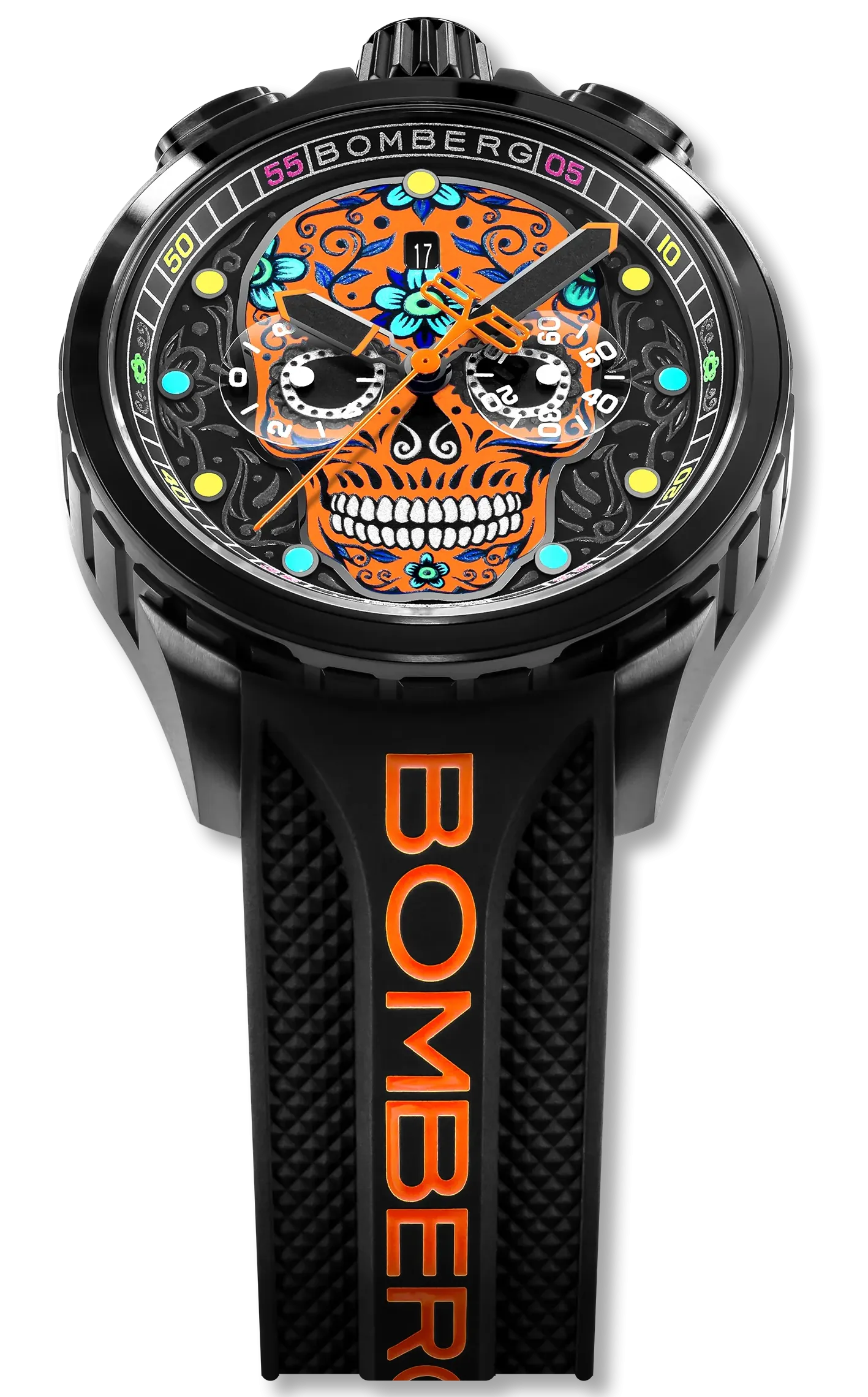 Bomberg Sugar Skull Orange