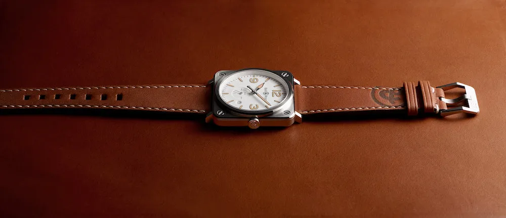 BR Watch BRS Quartz White Heritage