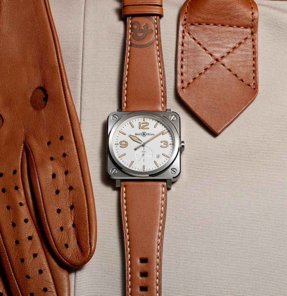 BR Watch BRS Quartz White Heritage
