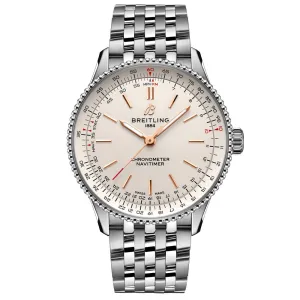 Breitling Navitimer 36mm Cream Dial Automatic Watch A17327211G1A1