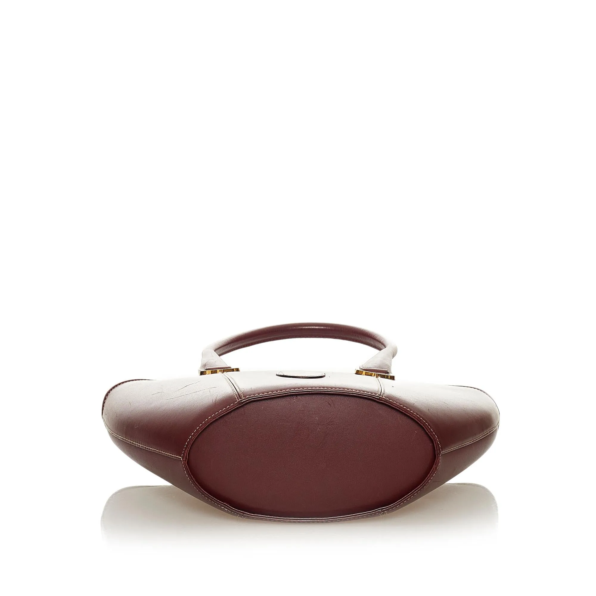 Cartier Must de Cartier Leather Handbag (SHG-27377)