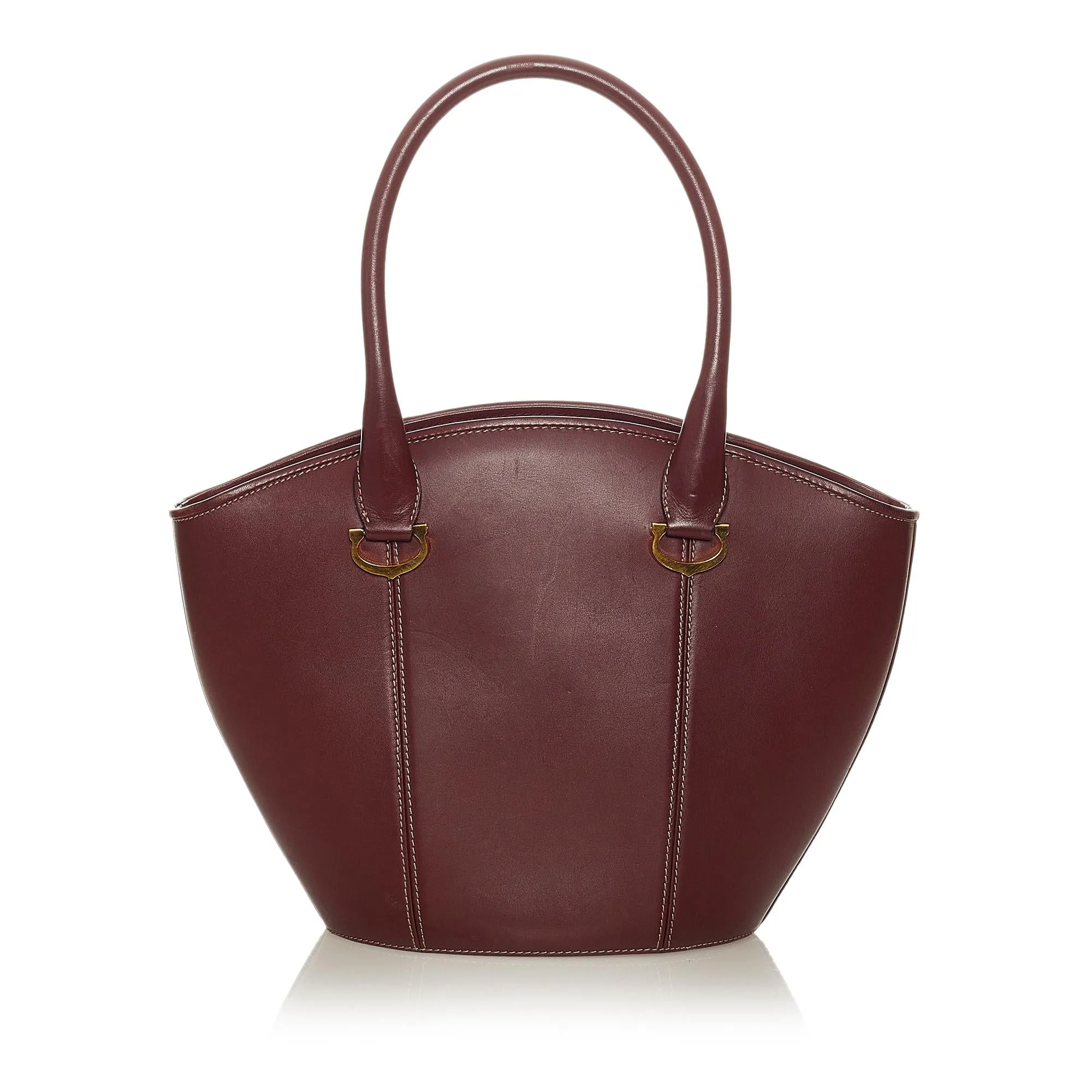 Cartier Must de Cartier Leather Handbag (SHG-27377)