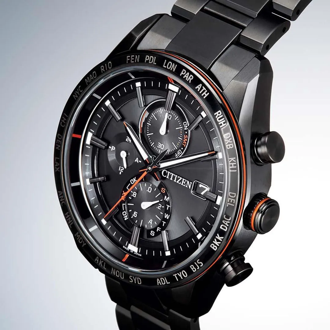 Citizen Attesa Radio Controlled Eco-Drive Titanium Watch AT8185-62E