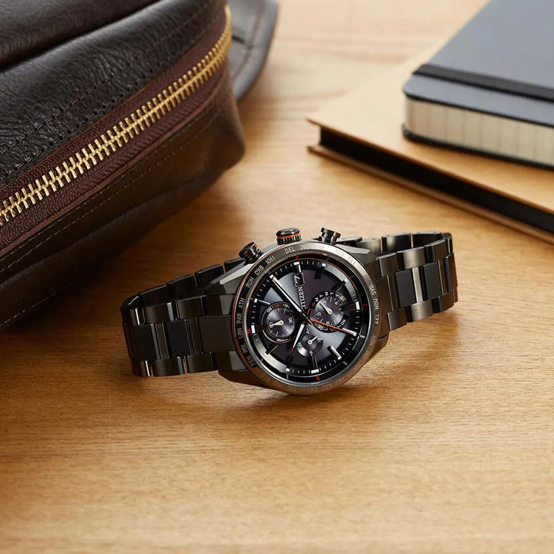 Citizen Attesa Radio Controlled Eco-Drive Titanium Watch AT8185-62E