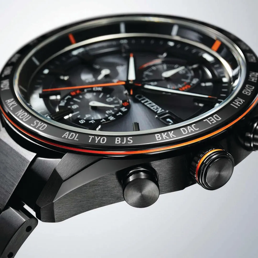 Citizen Attesa Radio Controlled Eco-Drive Titanium Watch AT8185-62E