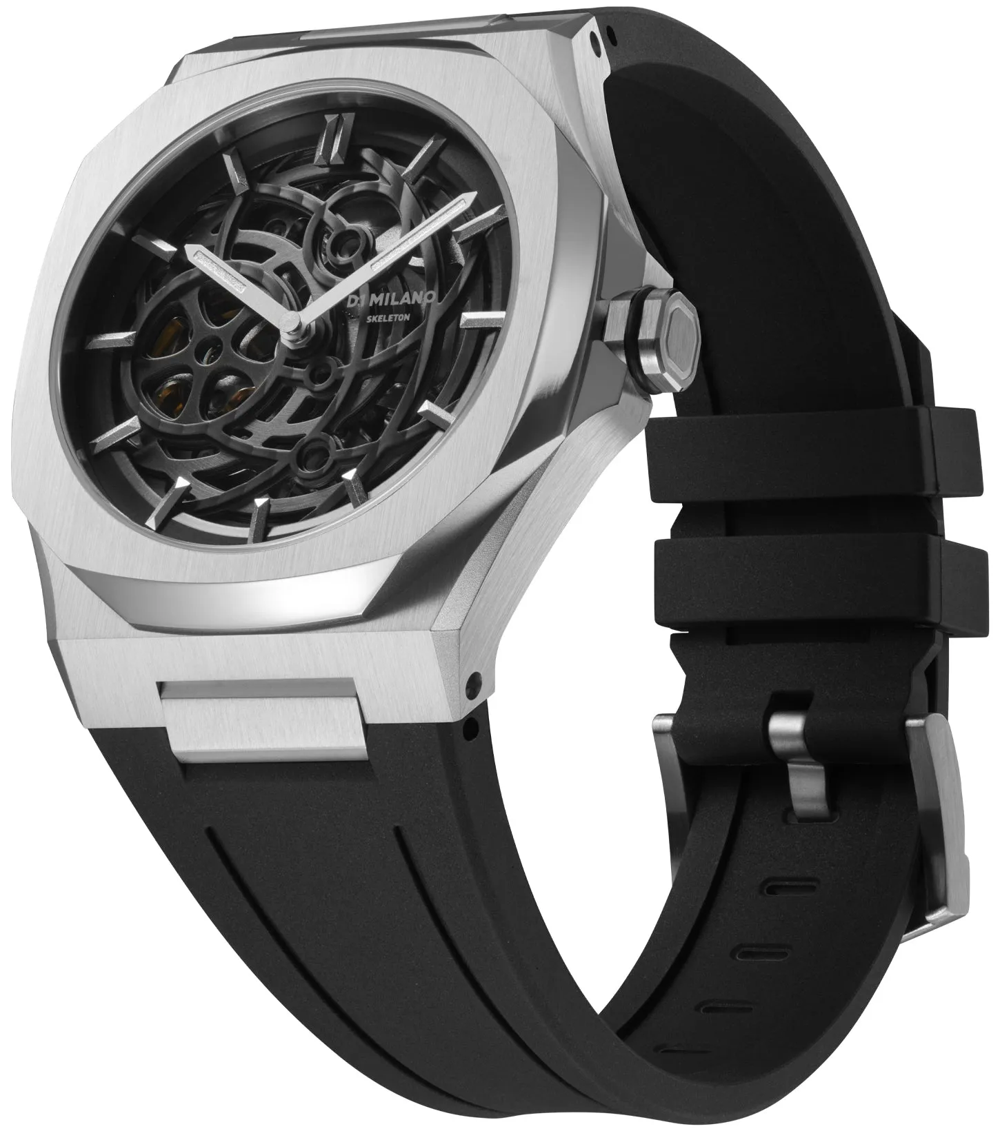 D1M Watch Skeleton Silver