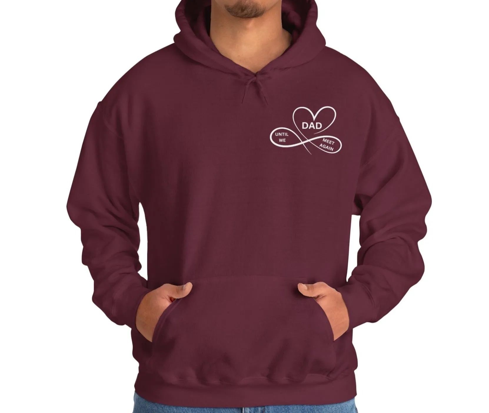 Dad, Watches Over My back Hoodie