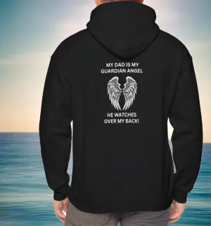 Dad, Watches Over My back Hoodie