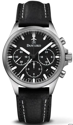 Damasko Watch DC76 Leather With Double Stitch Pin Buckle