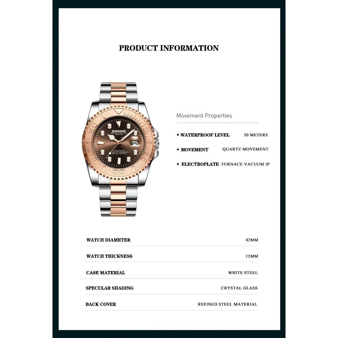 Diamoré Chrono Watch