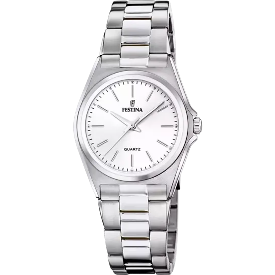 Elegant Festina Women's Stainless Steel Watch F20553/2 with Classic Design