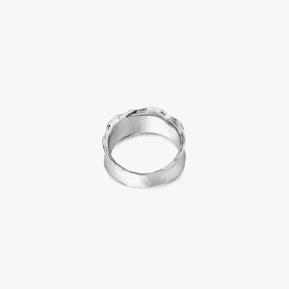 Fold Texture Irregular Ring