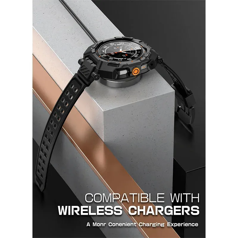 For Samsung Galaxy Watch Ultra 47mm Ub Pro Rugged Protective Cover with Adjustable Strap & Screen Protector