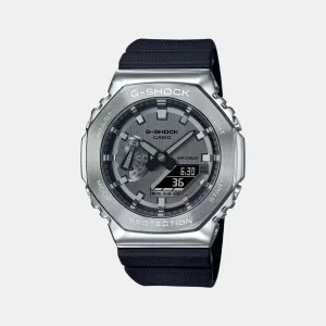 G-Shock Men's Silver Dial Analog-Digital Resin Watch G1159 - GM-2100-1ADR