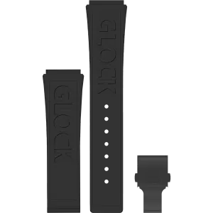 GLOCK - Interchangeable Silicone Strap | GB-PU-BLKLGO-BC