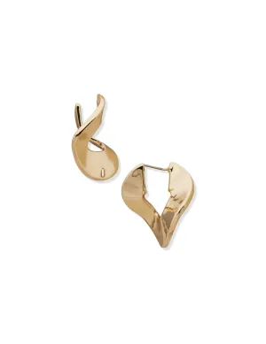 Gold Front/Back Hoop-28MM