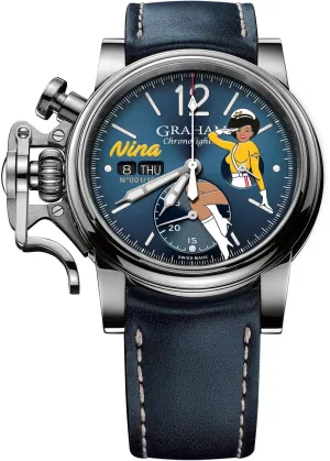 Graham Watch Chronofighter Vintage Nose Art Nina Limited Edition