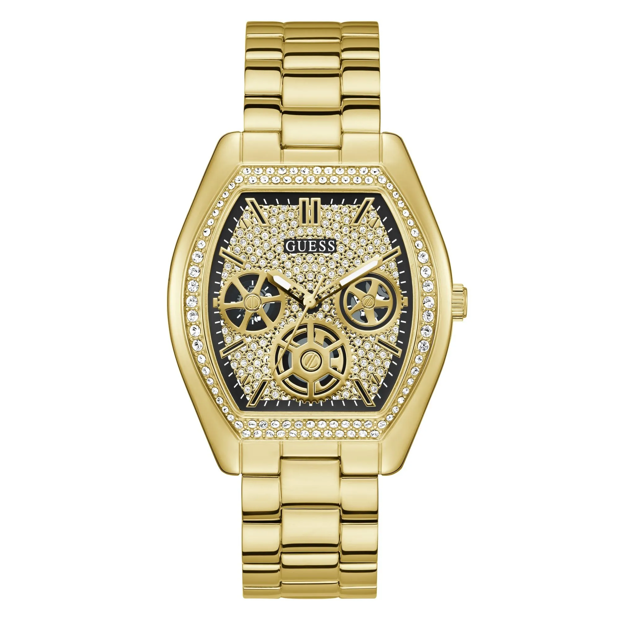 Guess Black Dial Men Analog Watch - U1396G2M