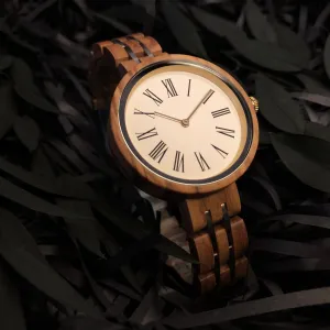 Hata - White Face Olive Lady Watch