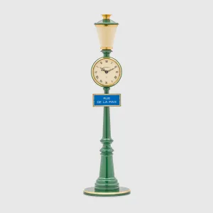 Jaeger LeCoultre  Rue De La Paix Street Lamp Table Clock