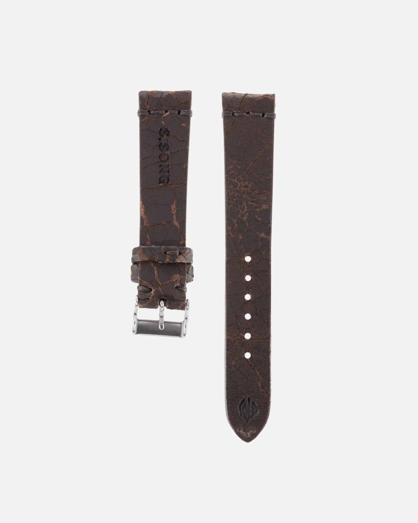 JPM X S.Song Dark Brown Cracked Natural Leather