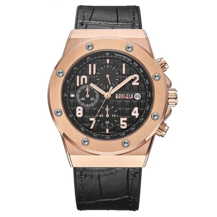 Luminous Silicone Sports Quartz Watch for Men - BAOGELA 1805 Series