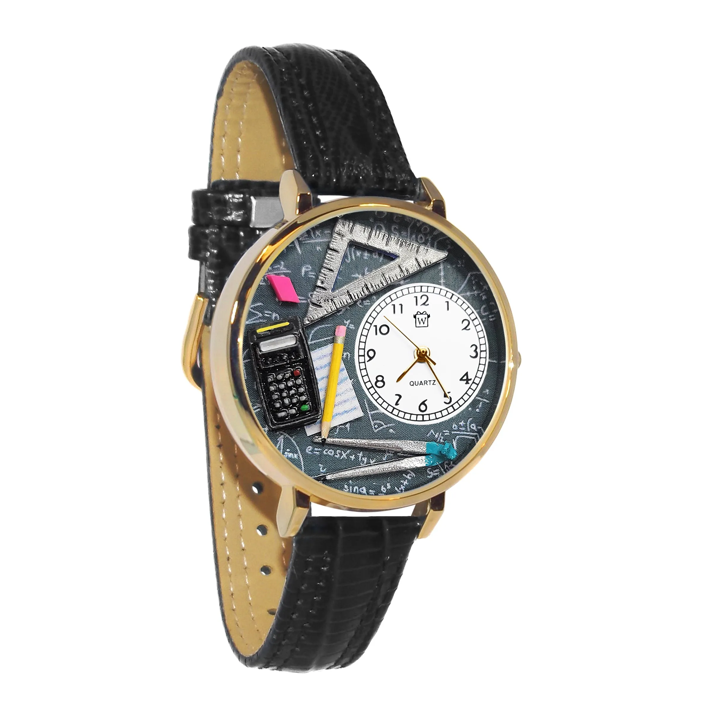Math Teacher 3D Watch Large Style