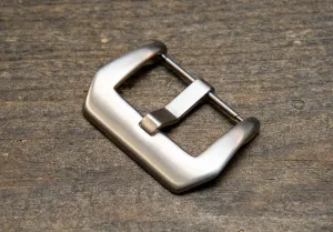 Matte/ Brushed stainless steel "Panerai style" buckle