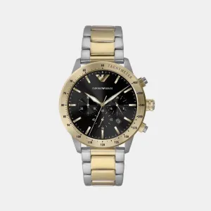 Men's Black Multi-Function Stainless Steel Watch AR11521