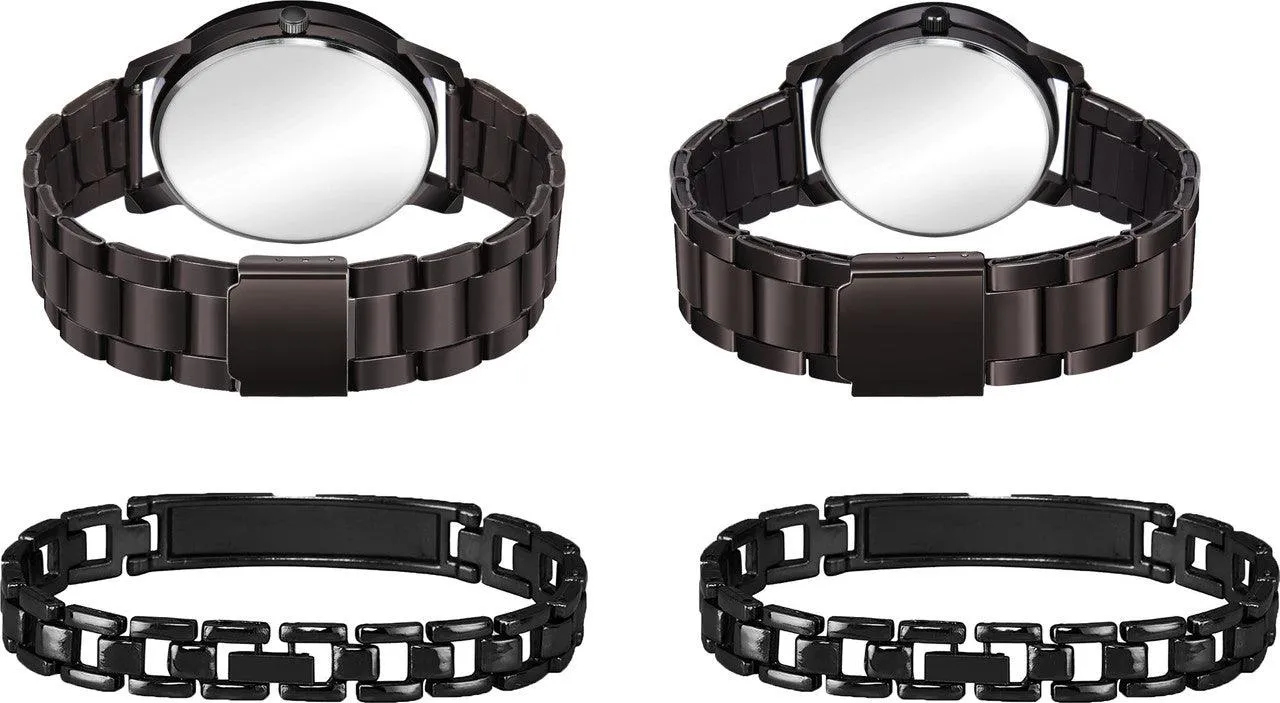 Niyati Nx New Fashion C_10_Couple Black Round design Tikon Digits Premium Quality Designer Fashion For Couple New Fashion Analog Watch  - For Couple ()
