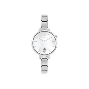 Nomination Silver Mother of Pearl and Cubic Zirconia Watch