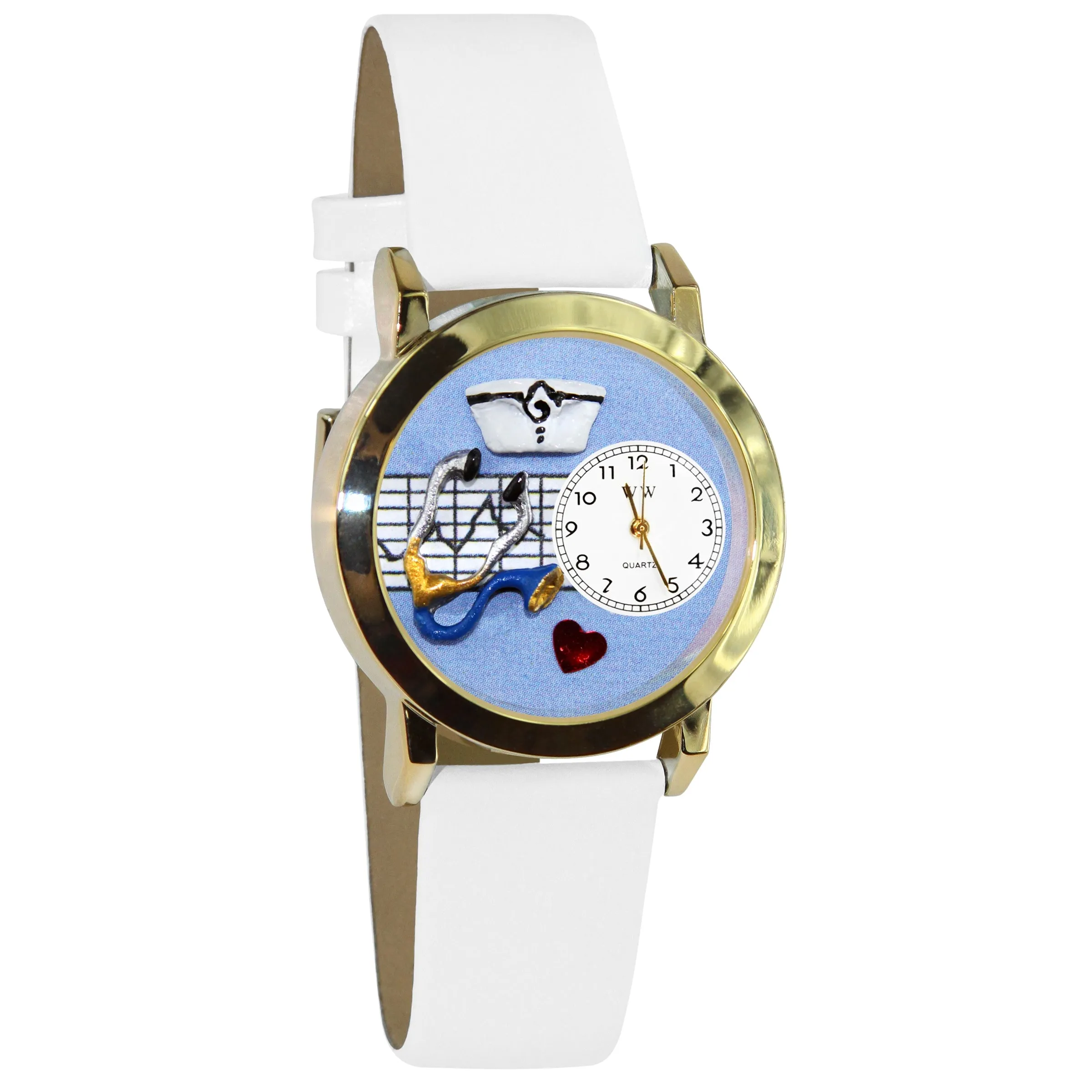 Nurse Blue 3D Watch Small Style