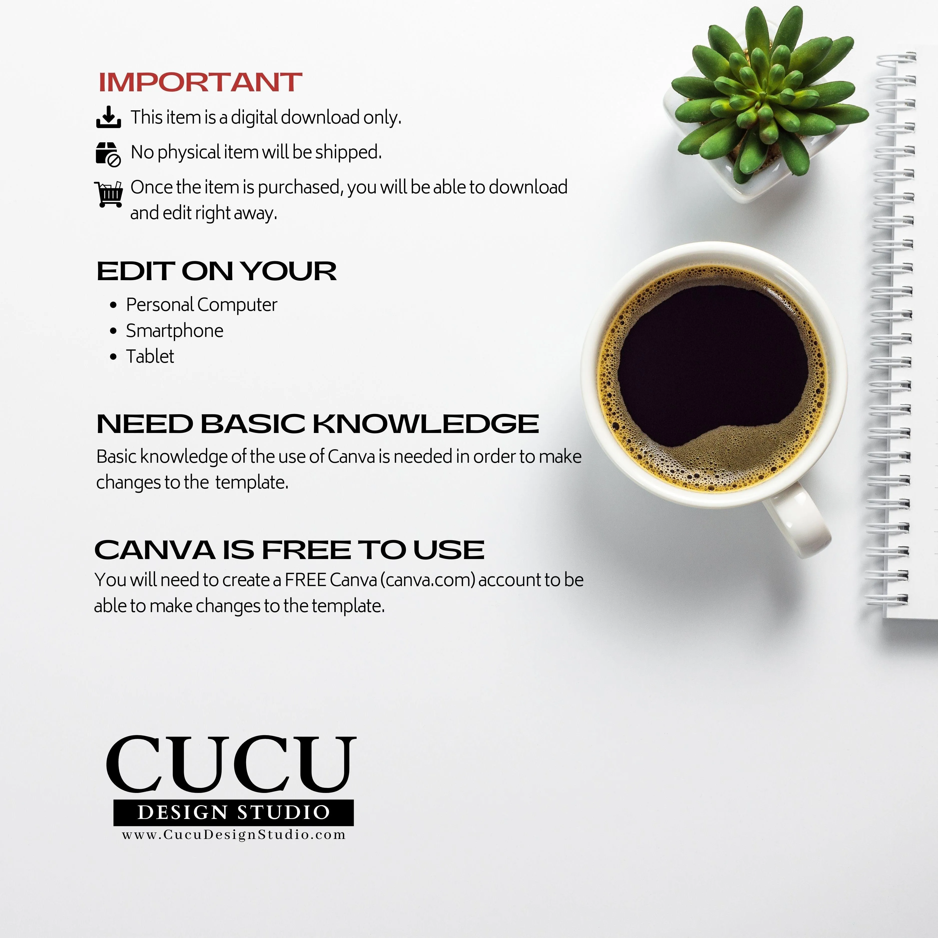 Online Digital Funeral Thank You Card Template