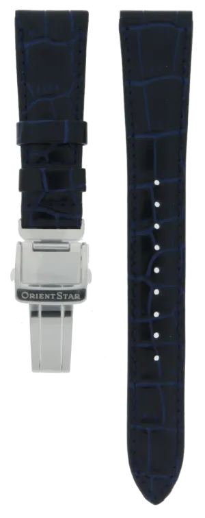 Orient Star Blue Leather Strap 20mm UL022013J0