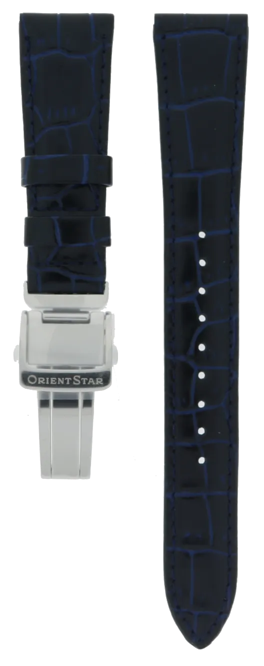 Orient Star Blue Leather Strap 20mm UL022013J0