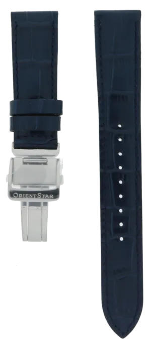 Orient Star Blue Leather Strap 20mm UL027014J0